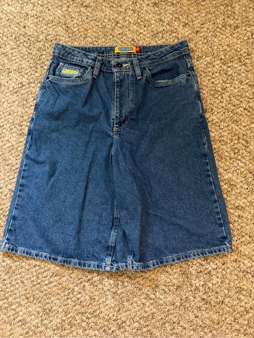 Stanley Men’s Dark Blue Relaxed Denim Shorts